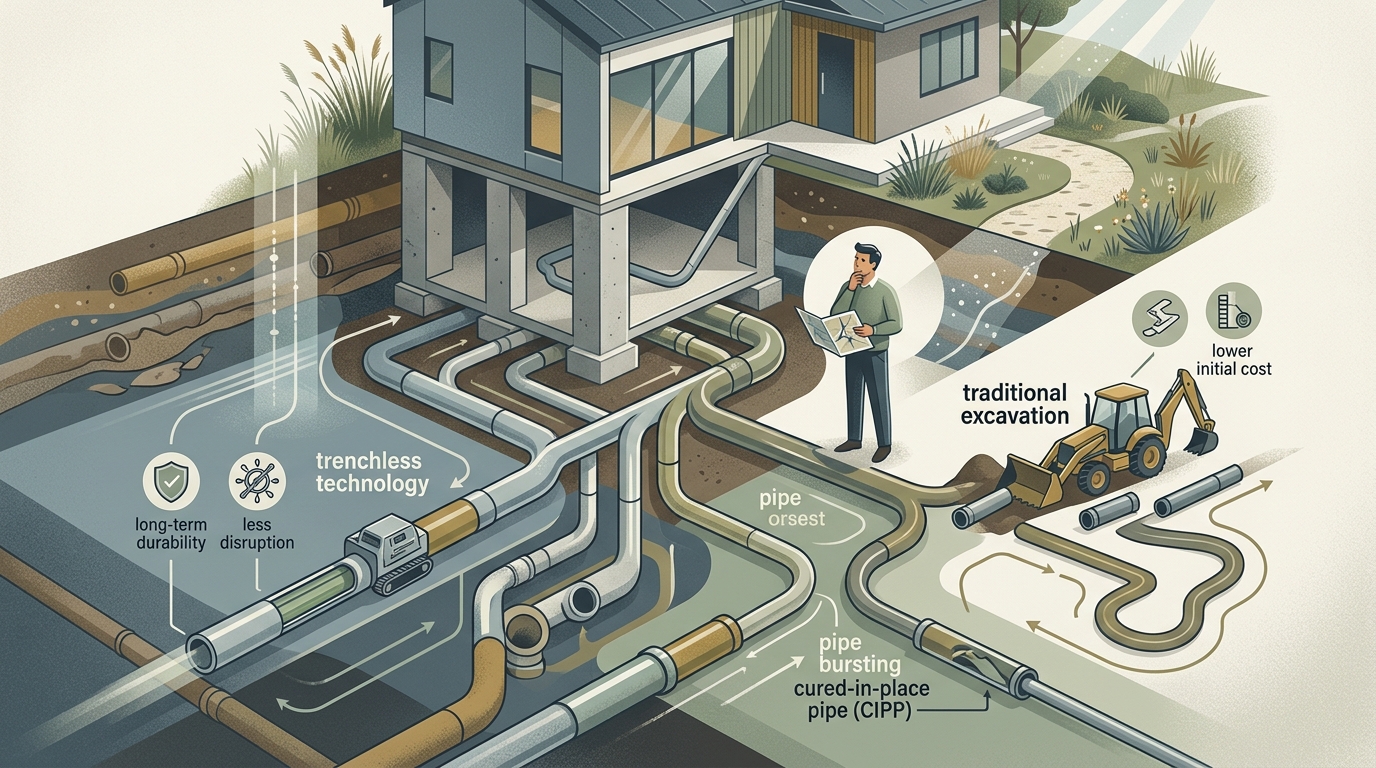 sewer line repair: Field guide to choosing a repair path that saves money later