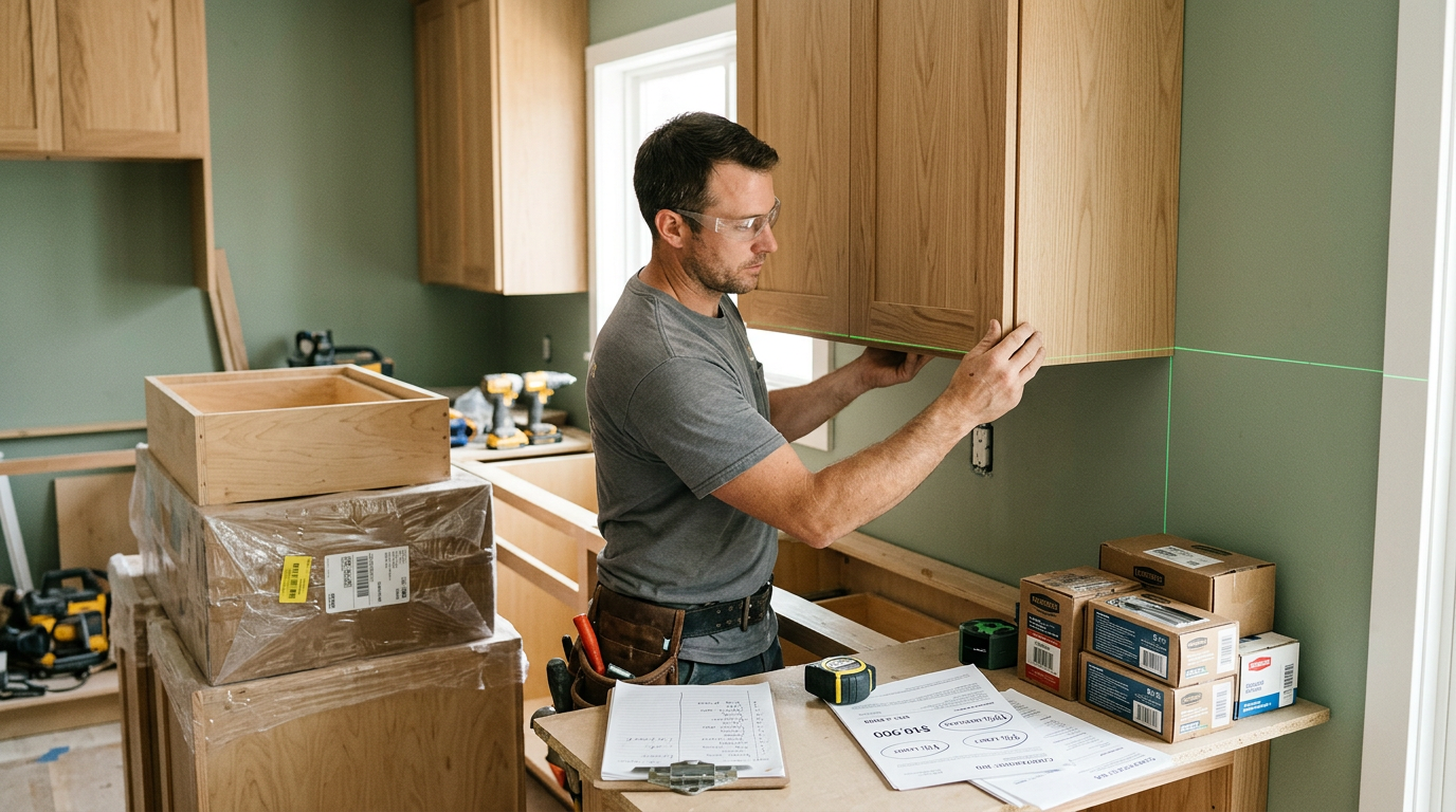 Your contractor's bid landed 15% higher than last year's estimate - kitchen cabinet installation cost 2026