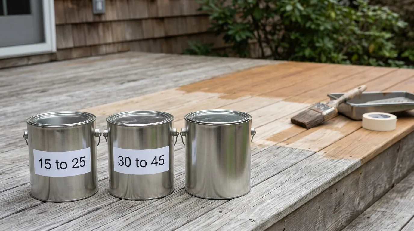 If you are trying to decide which grade of stain to buy for your deck, the gallo - deck staining cost