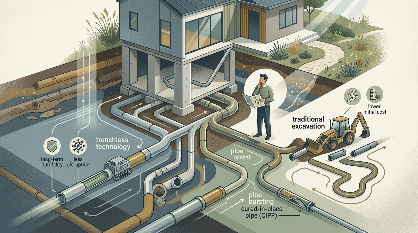 sewer line repair: Field guide to choosing a repair path that saves money later